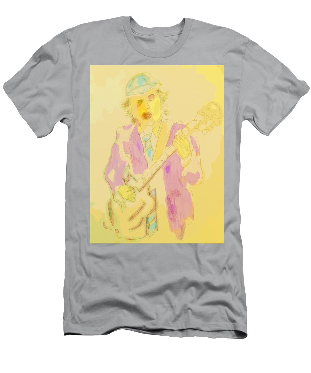 Ac DC Guitarist 3 Phil Gioldasis T-Shirt