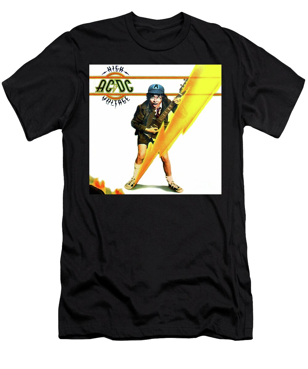 Ac DC High Voltage Album Cover 1976 David Lee Thompson T-Shirt
