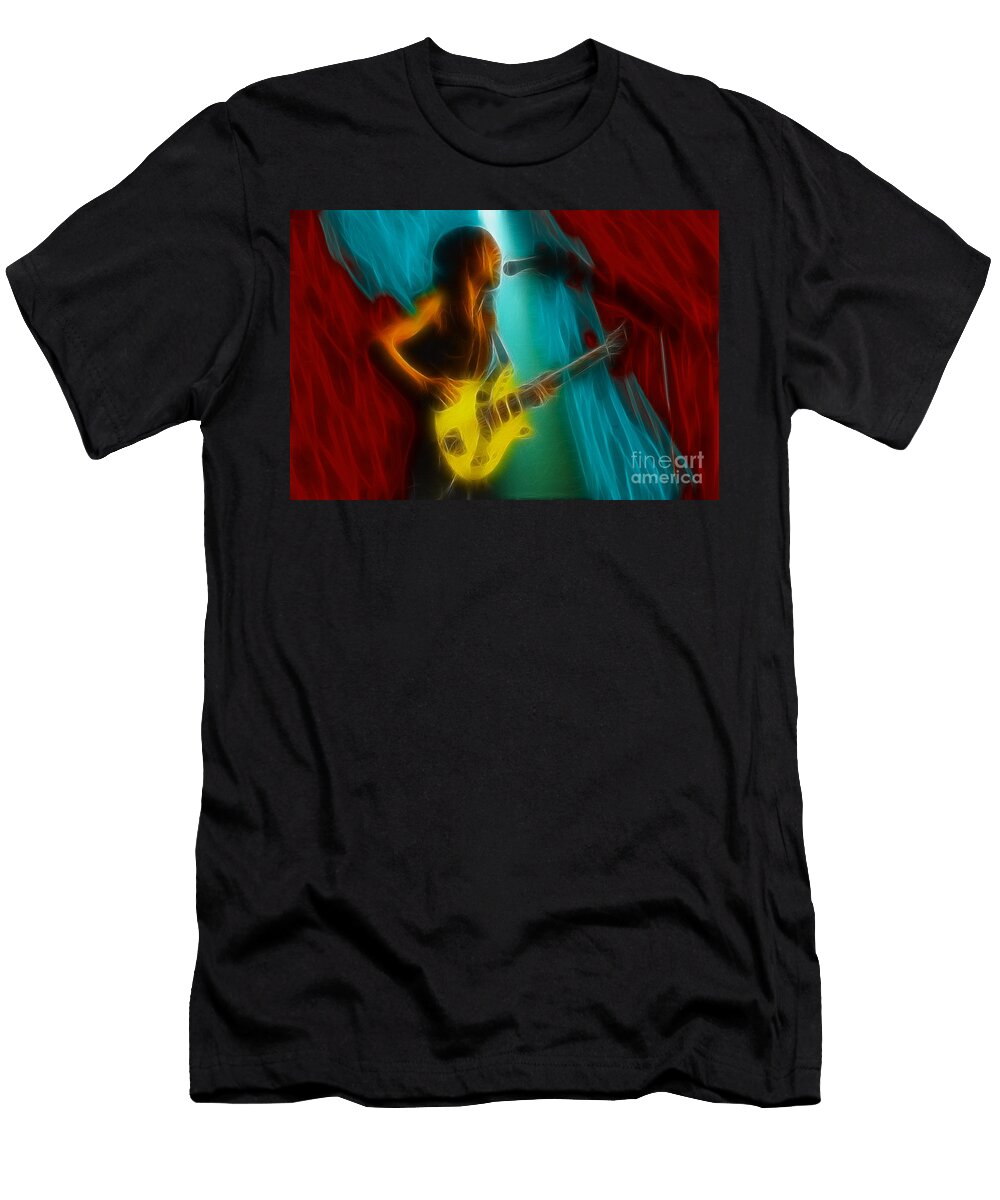 Ac DC Malcolm 95 D11 Fractal Gary Gingrich Galleries T-Shirt