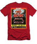 Ac DC Metallica Motley Crue European Tour 1991 Pulp Poster T-Shirt