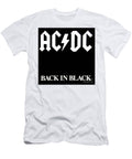 Ac Dcs Back in Black Album Cover 1990 David Lee Thompson T-Shirt