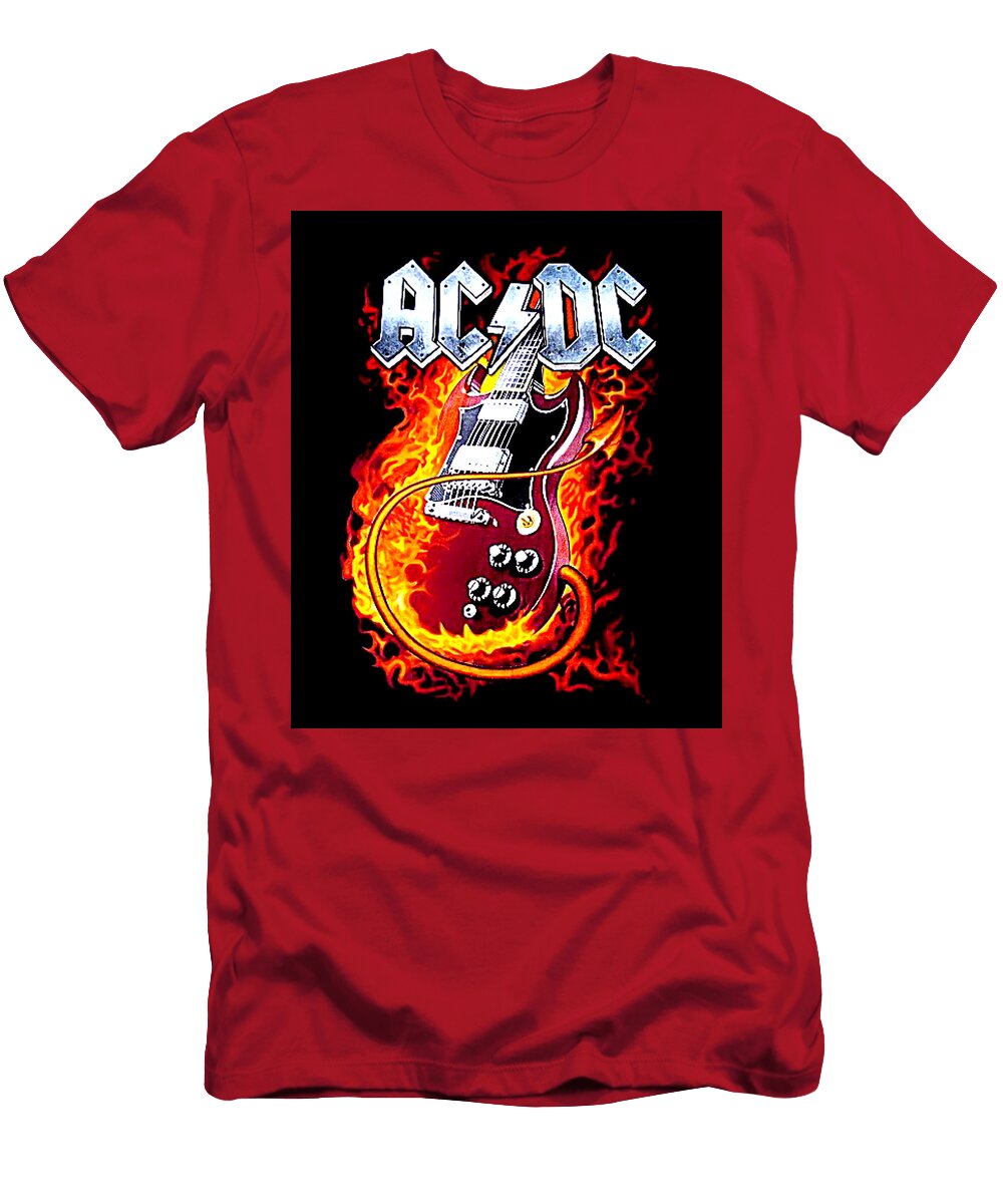 ACDC Guitar Fire Moc Duong Ngo T-Shirt