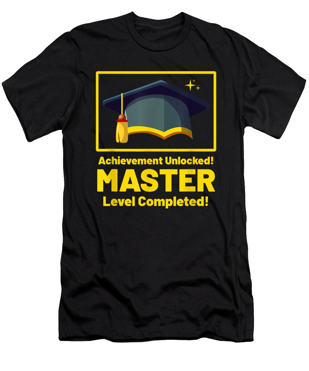 Achievement Unlocked Masters Degree Graduation Christmas Ornament Decor Holiday Gift Huy Huynh Trong T-Shirt