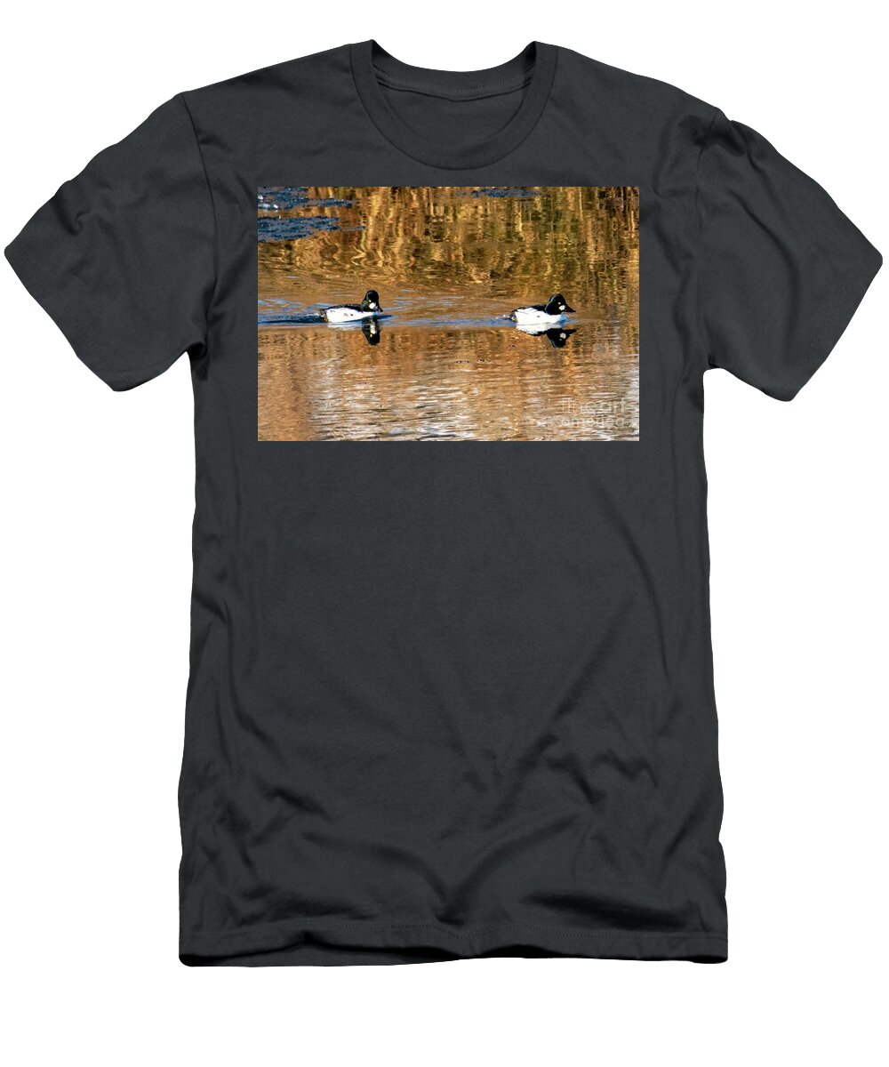 Across Frozen Gold Michael Dawson T-Shirt