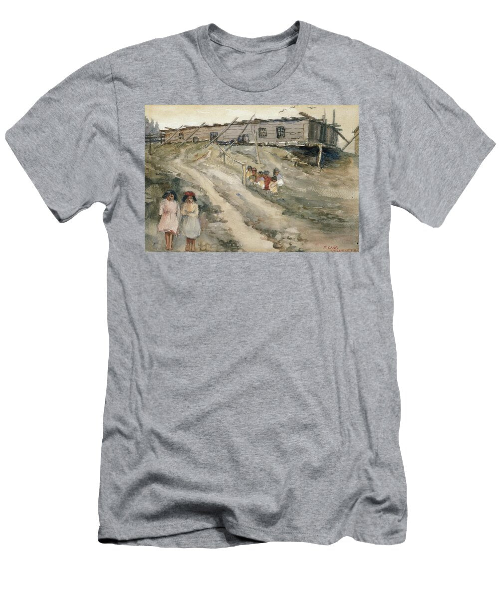 Ada and Louise Outside Cedar Canims House 1898 Emily Carr 1871 1945 T-Shirt