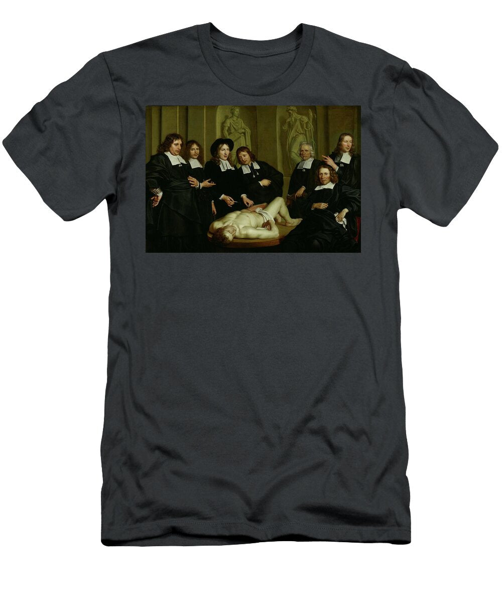 Adriaen Backer Anatomy Lesson From Dr Frederik Ruysch World Art Collective T-Shirt