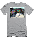Aerial View of the Pittsburgh Filmmakers School During C Vibrant Mural in Urban Setting Pollard Halle T-Shirt