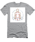 African American Athlete Lifting Barbell Neon Sign Aloysius Patrimonio T-Shirt