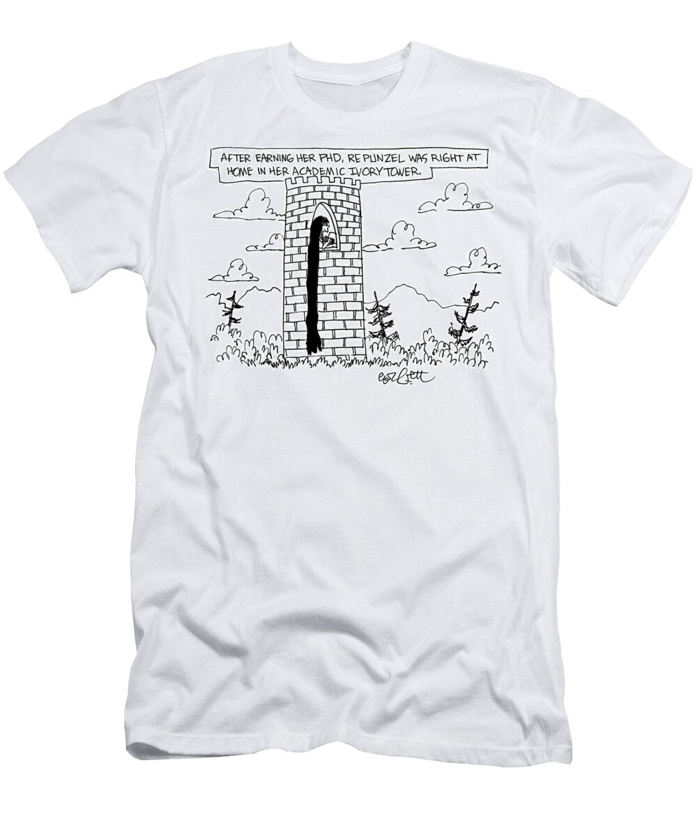 After Earning Her Phd Repunzel Was Right Ar Home in Jack Corbett T-Shirt