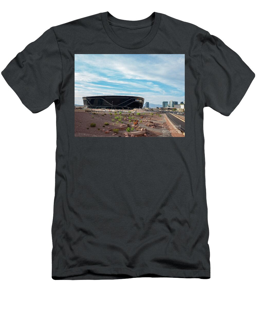 Afternoon View of the Allegiant Stadium and High Way Chon Kit Leong T-Shirt