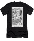 Agricola De Re Metallica Rotary Blower Mine Ventilation Ap3 Historic Illustrations T-Shirt