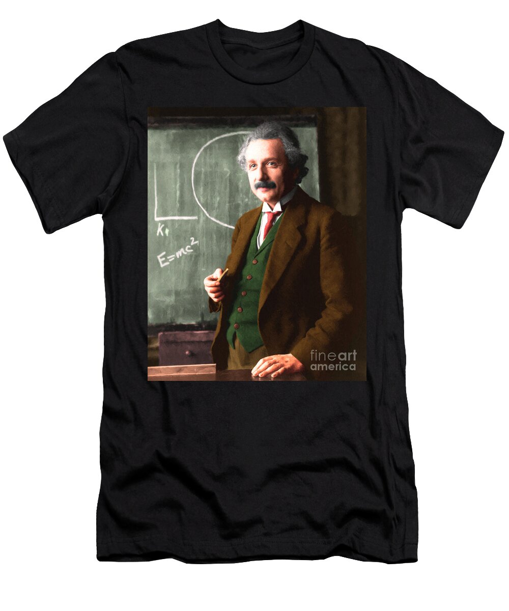 Albert Einstein 20140910 Wingsdomain Art and Photography T-Shirt