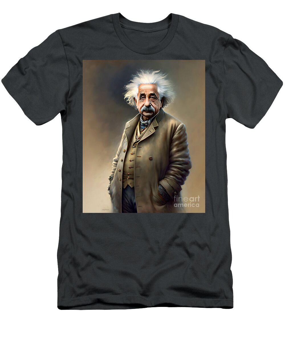 Albert Einstein 20230126d Wingsdomain Art and Photography T-Shirt