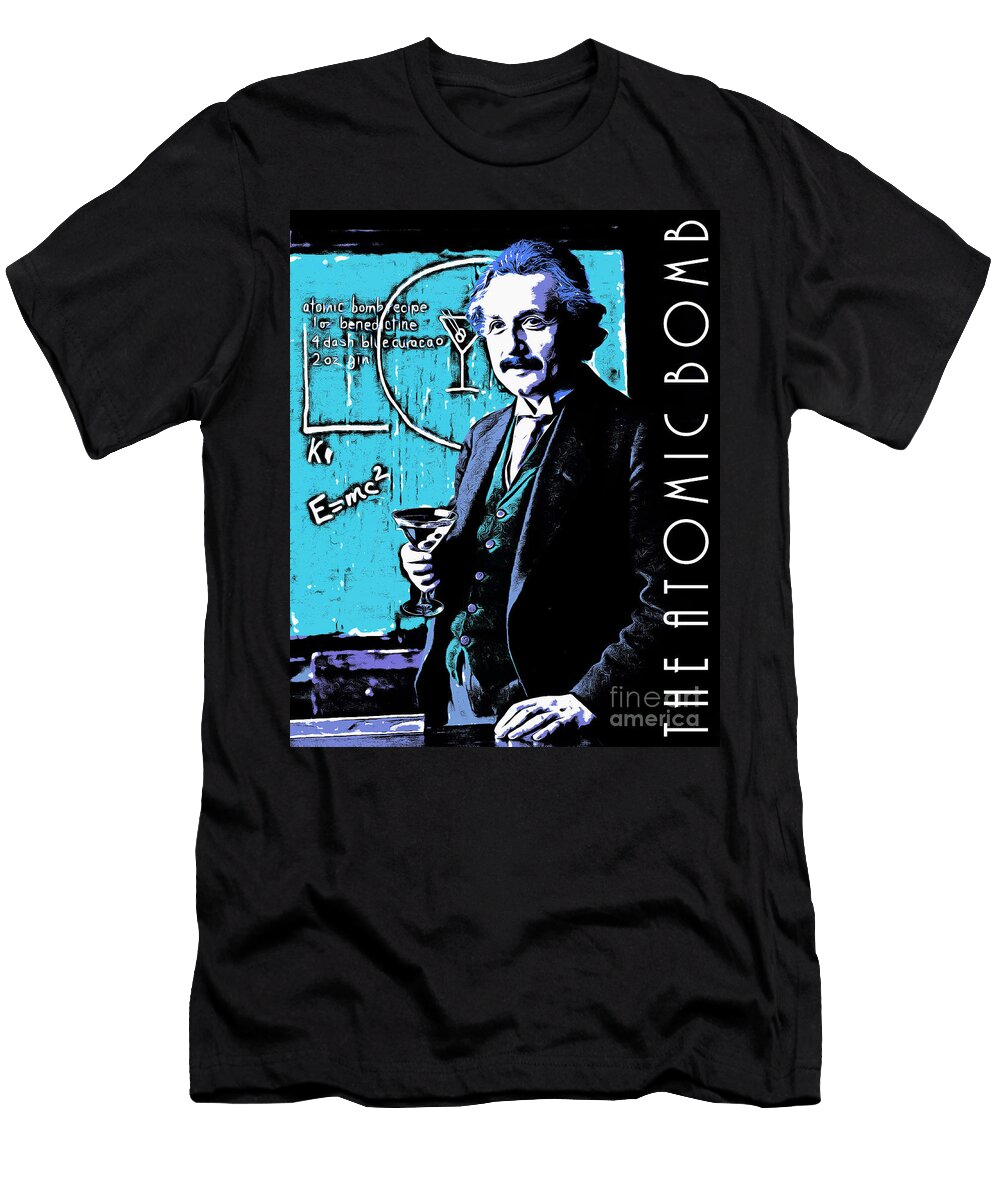Albert Einstein the Atomic Bomb 20140910poster Wingsdomain Art and Photography T-Shirt