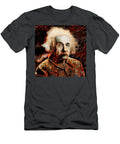 Albert Einstein Time Machine 20210215 Square Wingsdomain Art and Photography T-Shirt