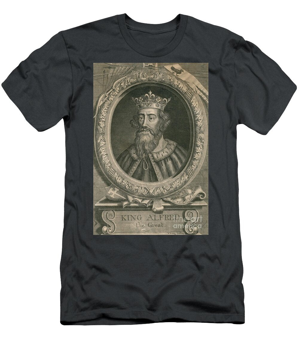 Alfred the Great King of Wessex Photo Researchers T-Shirt