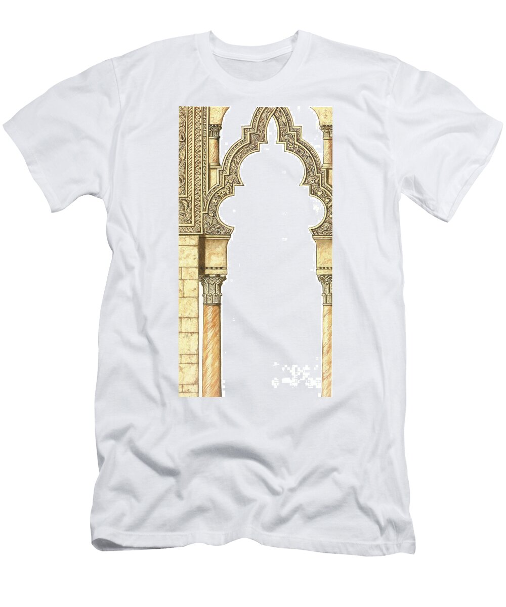Aljaferia Islamic Palace Arches Zaragoza Spain Fernando Aznar Cenamor T-Shirt