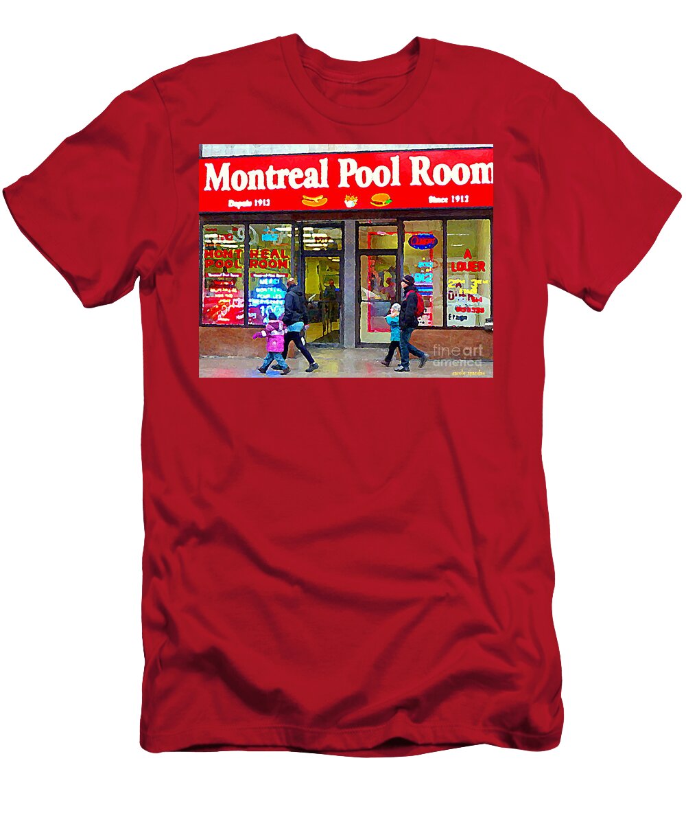 All Dressed Hot Dogs Montreal Pool Room Steamies Best Dogs in Town Urban Eatery Deli Scenes Cspandau Carole Spandau T-Shirt