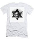 All Seeing Eye in Star of David Pierre Blanchard T-Shirt