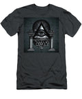 All Seeing Eye with Geometric Symbols Pierre Blanchard T-Shirt