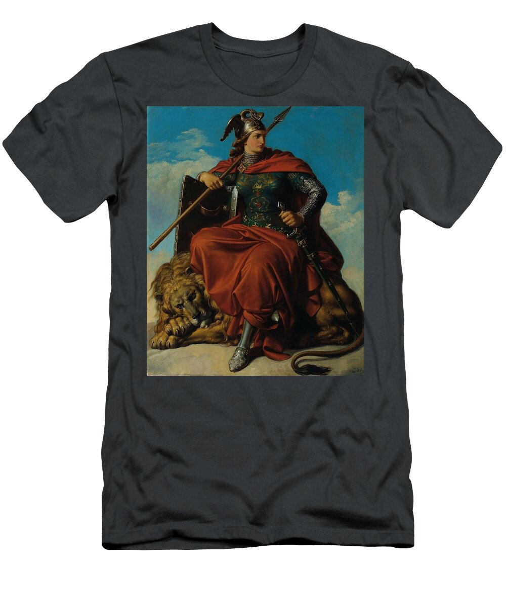 Allegorie Der Tapferkeitt Karl Von Blaas Austrian T-Shirt