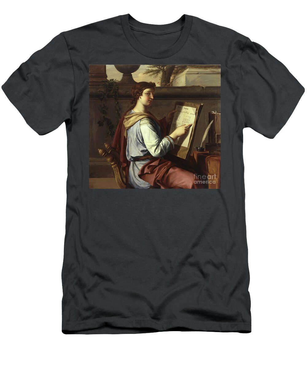 Allegory of Arithmetic 1650 Laurent De LA Hyre T-Shirt