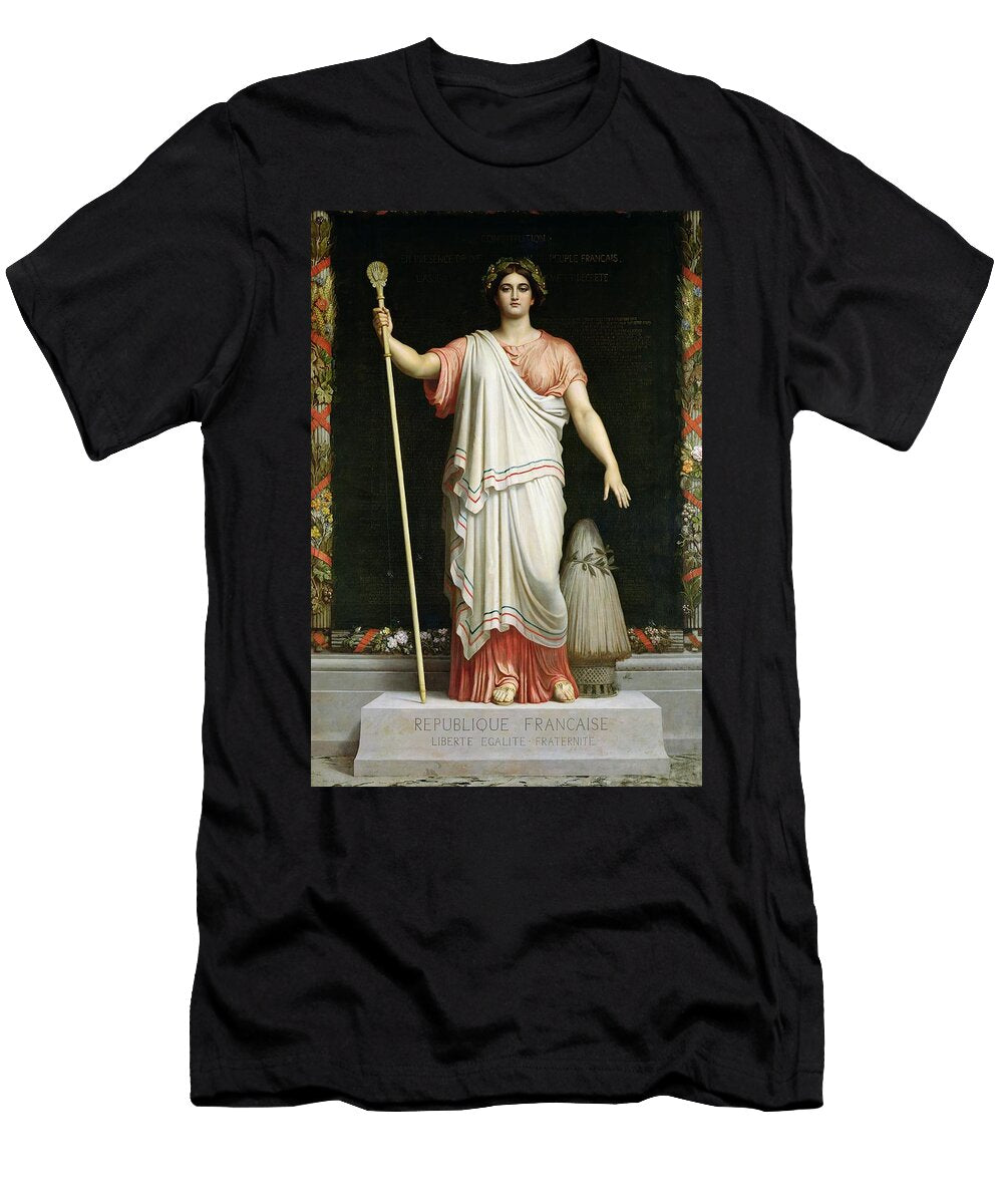 Allegory of the Republic 1848 Oil on Canvas Dominique Louis Papety T-Shirt