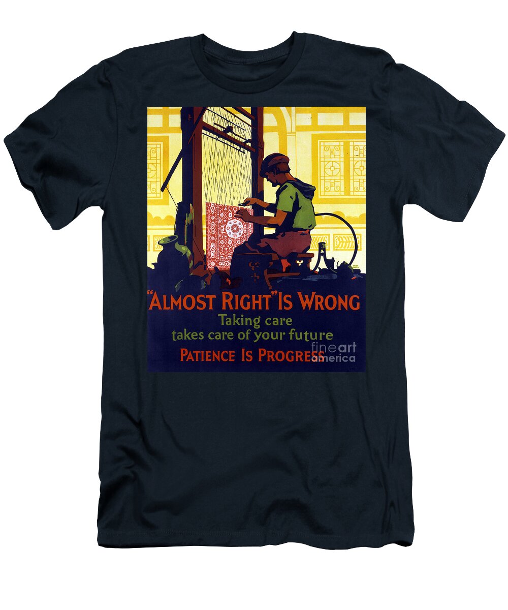 Almost True Is False Being Careful Means Thinking About Your Own Future American School T-Shirt