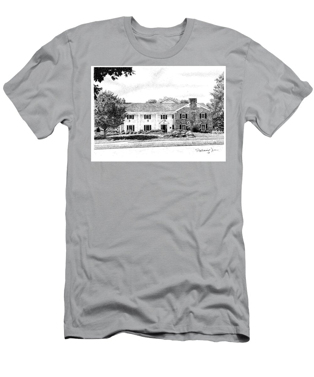 Alpha Chi Omega Sorority House Butler University Indianapolis Indiana Stephanie Huber T-Shirt