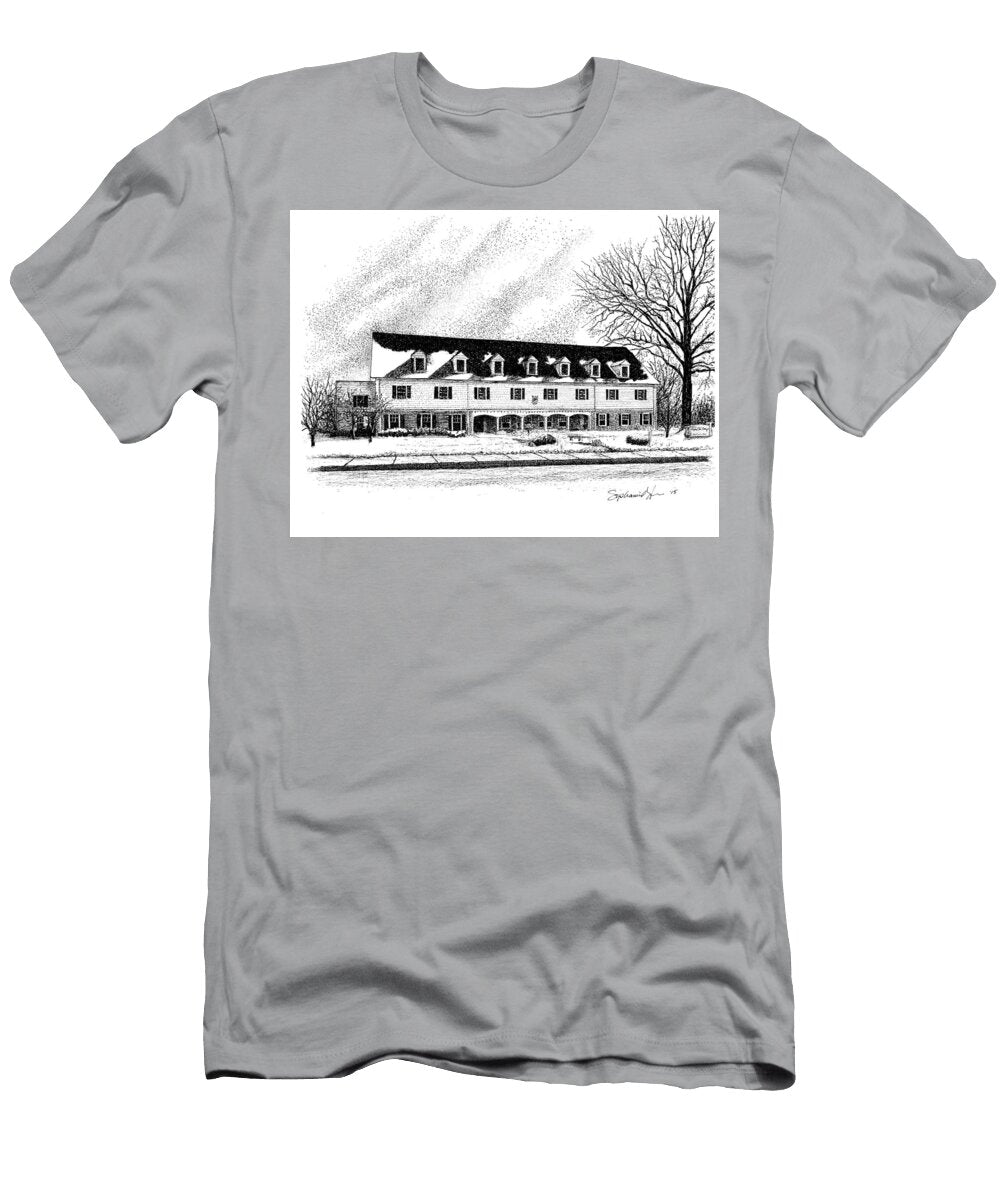 Alpha Chi Omega Sorority House Indiana University Bloomington Indiana Stephanie Huber T-Shirt