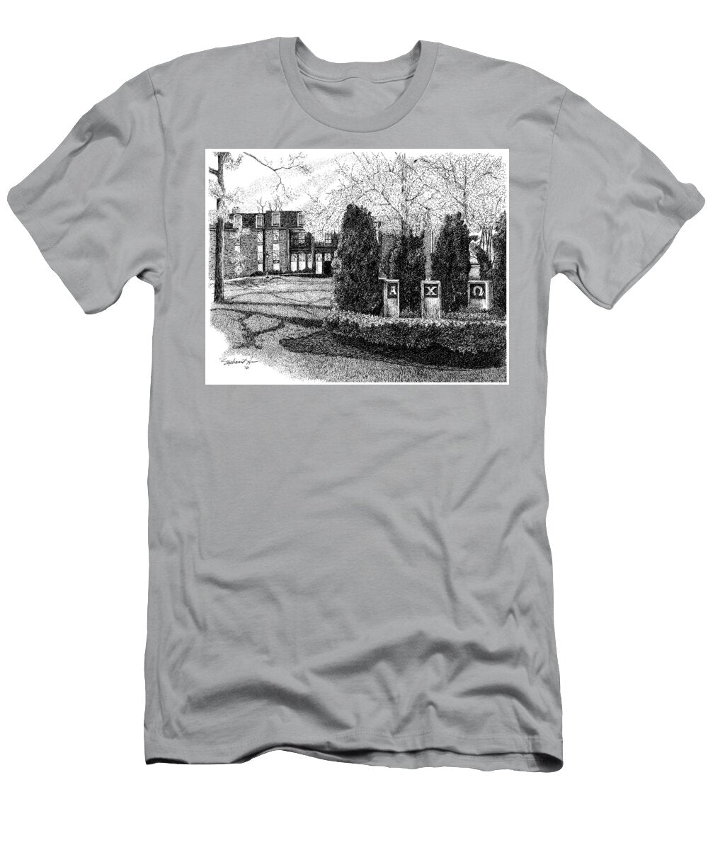 Alpha Chi Omega Sorority House Purdue University West Lafayette Indiana Stephanie Huber T-Shirt