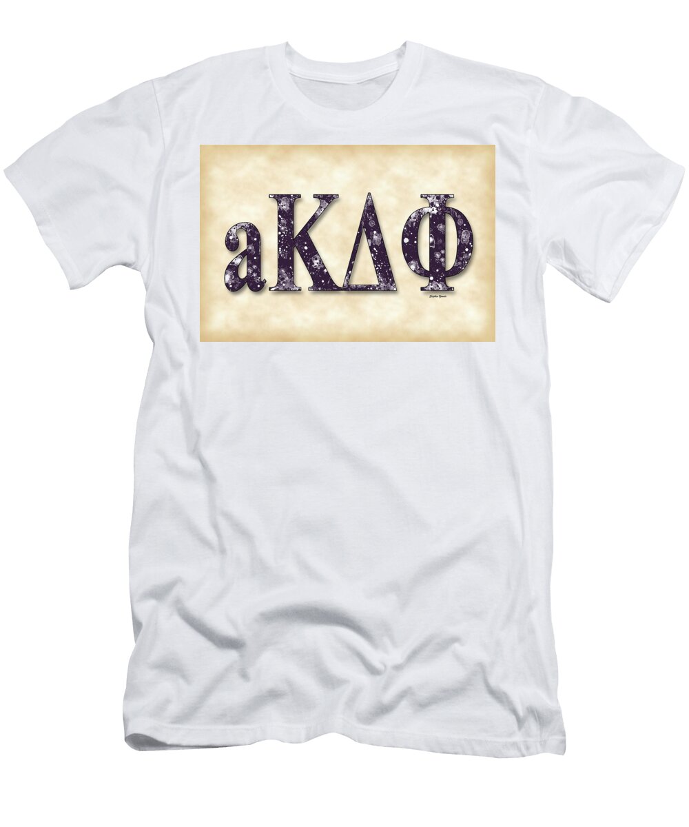 Alpha Kappa Delta Phi Parchment Stephen Younts T-Shirt