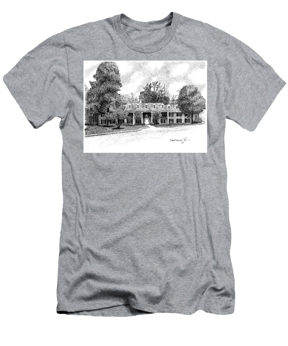 Alpha Phi Sorority House Butler University Indianapolis Indiana Stephanie Huber T-Shirt