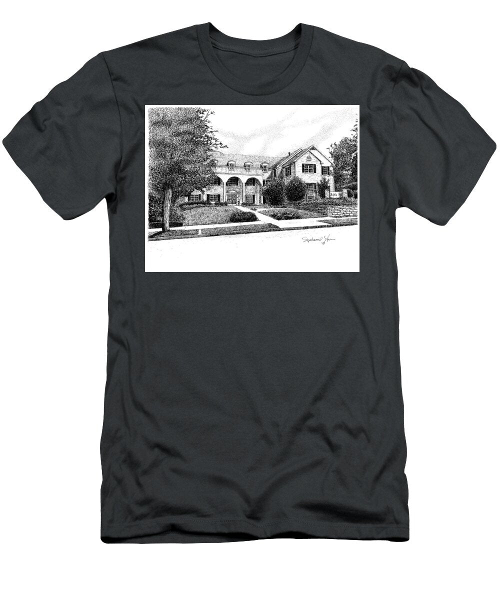 Alpha Phi Sorority House Indiana University Bloomington Indiana Stephanie Huber T-Shirt