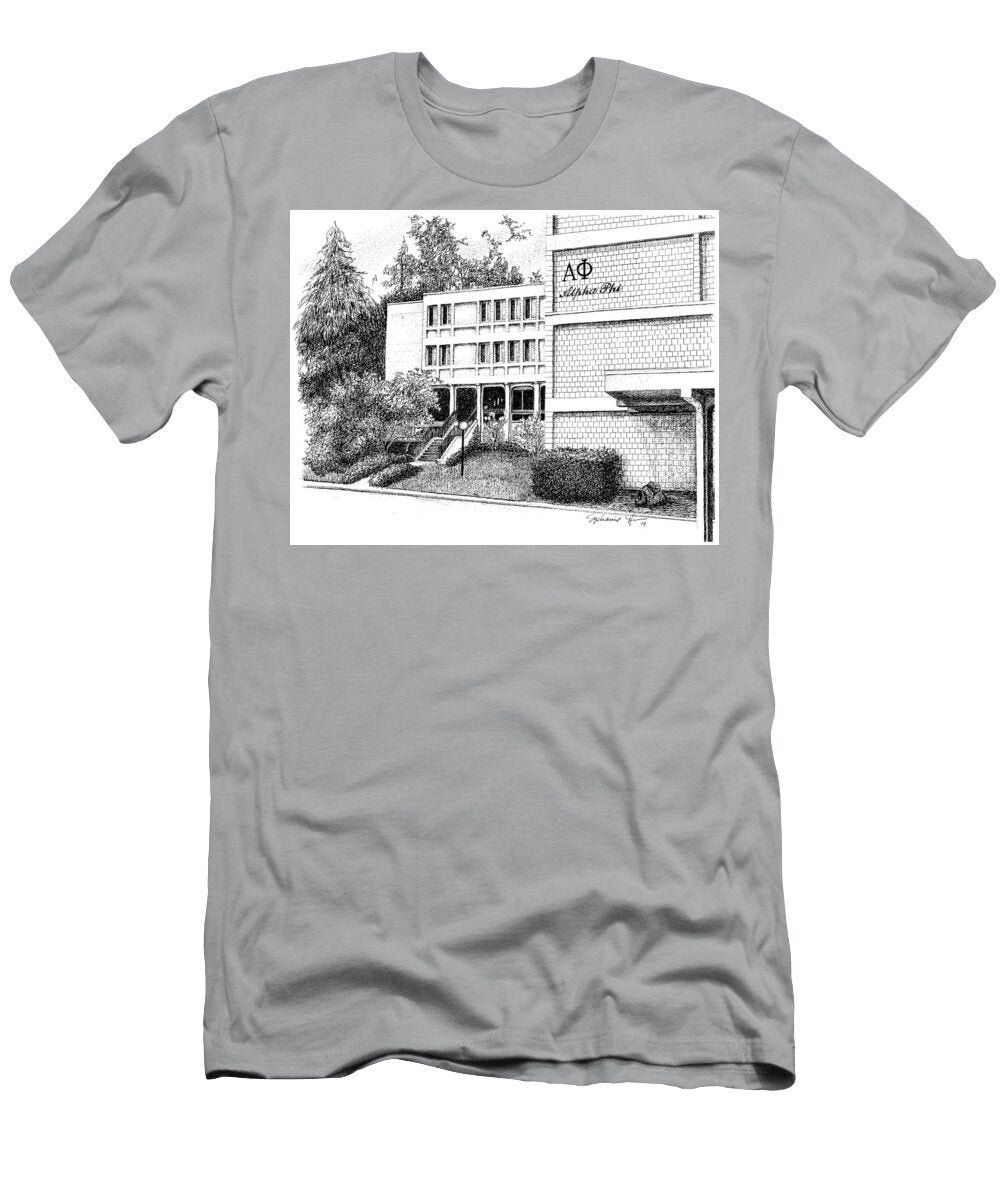 Alpha Phi Sorority House Purdue University West Lafayette Stephanie Huber T-Shirt