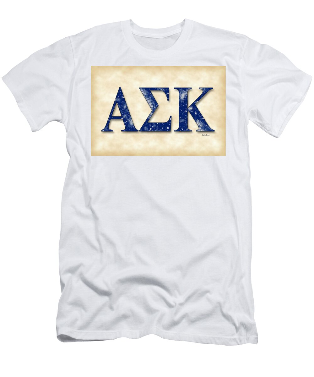 Alpha Sigma Kappa Parchment Stephen Younts T-Shirt