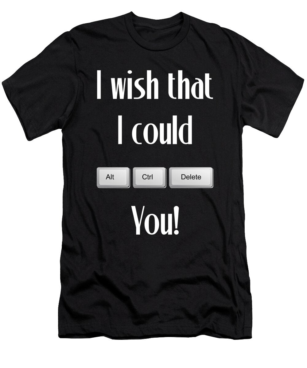 Alt Control Delete Funny Programmer Jacob Zelazny T-Shirt