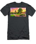 Altgeld Hall on the University of Illinois Urbana Champaign Campus At Sunset Watercolor Nicko Prints T-Shirt