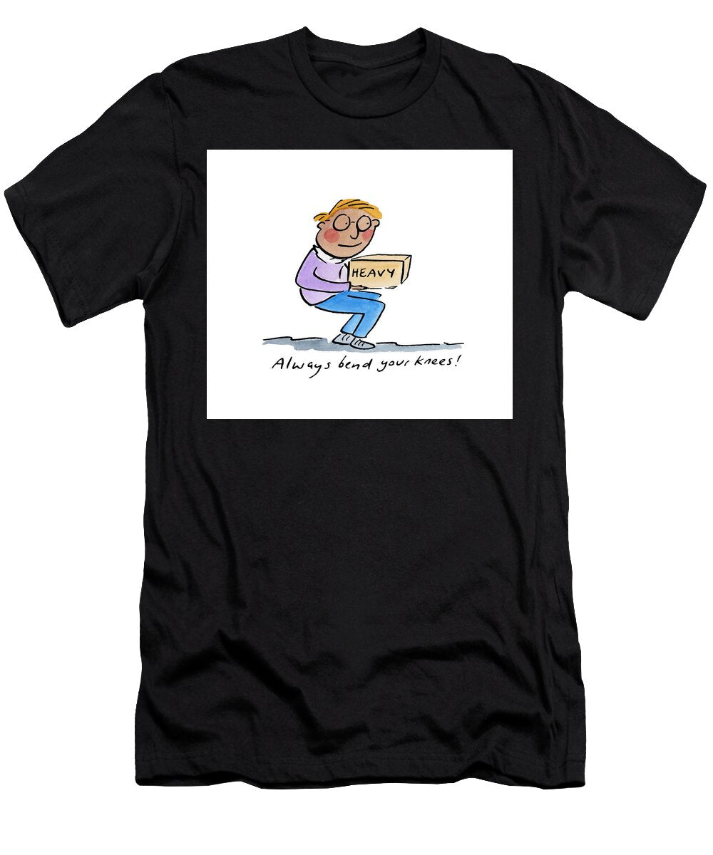 Always Bend Your Knees Cartoon Rosie Brooks T-Shirt