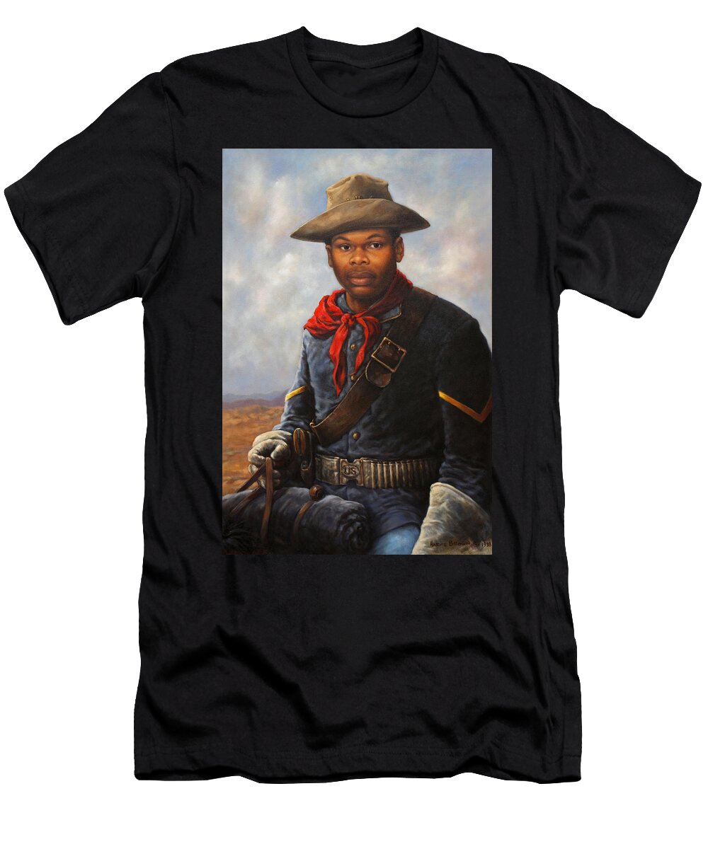 American Buffalo Soldier Harvie Brown T-Shirt