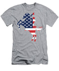 American Cowboy USA Flag with Cowboy Quang Vu T-Shirt