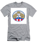 American Soldier Praying Drawing Color Aloysius Patrimonio T-Shirt