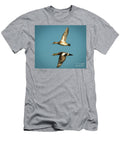 American Wigeon Pair in Flight Mitch Shindelbower T-Shirt