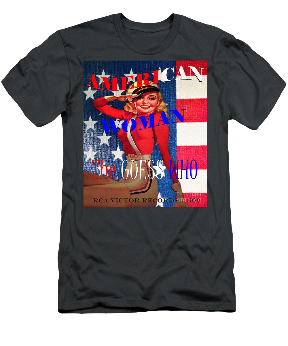 American Woman 1970 Album Cover Art David Lee Thompson T-Shirt