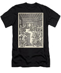 An Alchemy Lesson in the 14th Century Copy By Boris Mestchersky French School T-Shirt