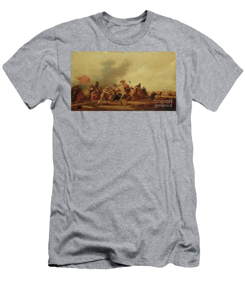An Engagement Between Cavalry and Footsoldiers 1634 Jan Martszen De Jonge T-Shirt
