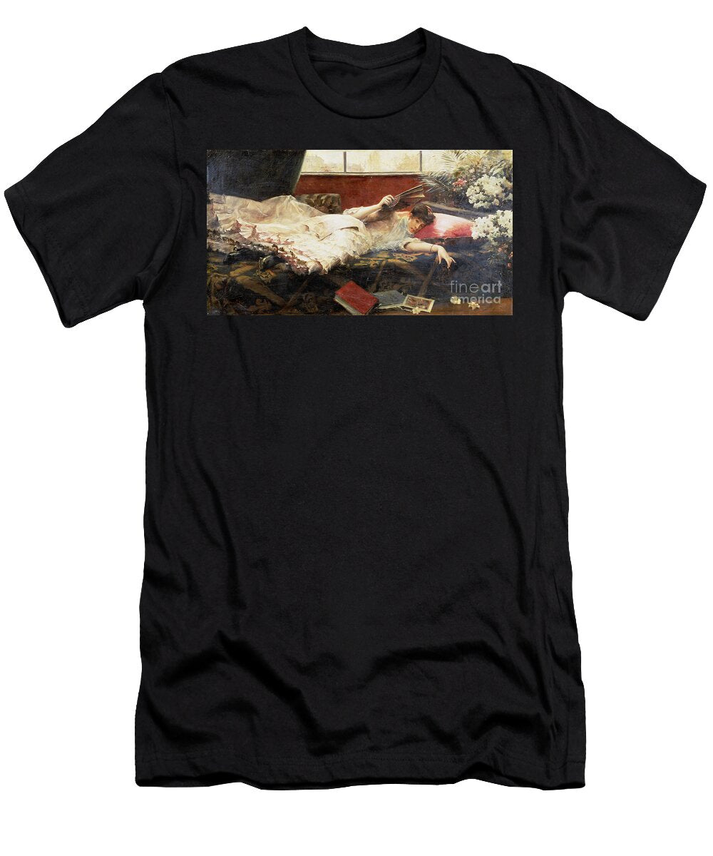 An Idle Afternoon 1884 Julius Leblanc Stewart T-Shirt