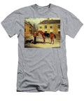An Officer of the Dragoon Guards Caribineers with His Mount in the Barracks Stable Yard 1839 John Frederick Herring Snr T-Shirt