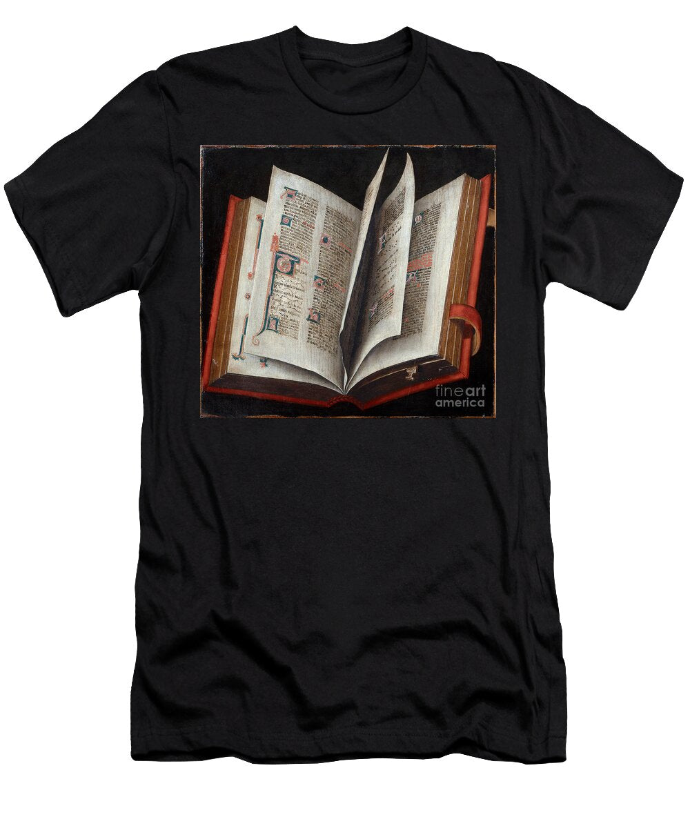 An Opened Liturgical Book C 1525 Unknown Artist T-Shirt
