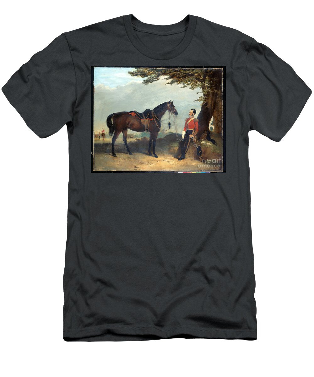 An Unidentified Officer of the 3rd Regiment of the Dragoon Guards C1850 English School T-Shirt
